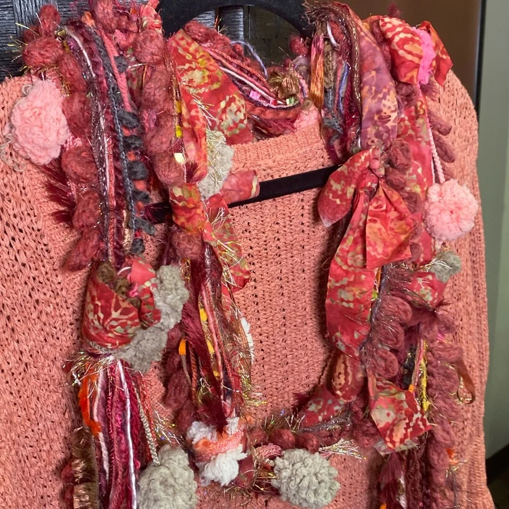 Artisan Textured Scarf - Picture 4 of 8